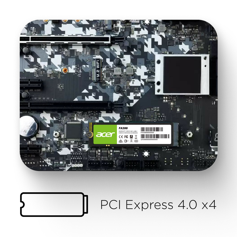 SSD-накопитель Acer FA200 4TB M.2 NVMe (BL.9BWWA.150) купить в