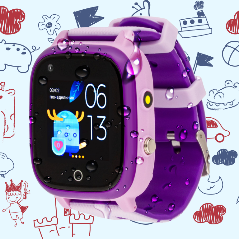 Фото 3 Смарт-часы AmiGo GO005 4G WIFI Thermometer