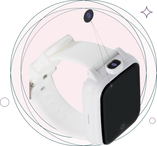 Фото 3 Детские смарт-часы с видеозвонком AmiGo GO006 GPS 4G WIFI VIDEOCALL White
