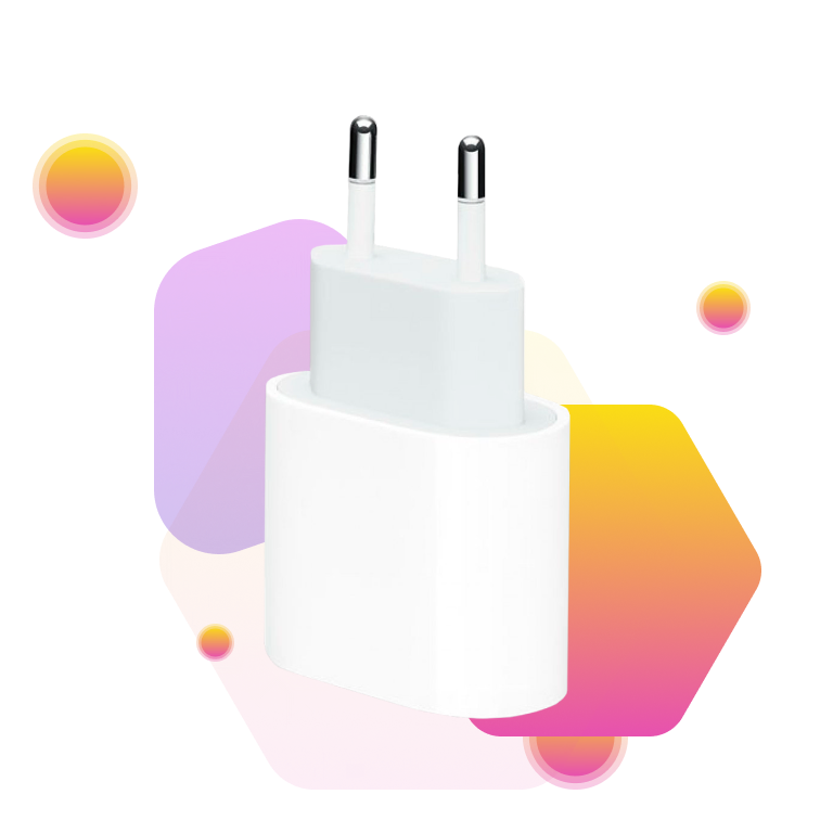 Фото 2 Apple 20W USB-C Power Adapter (MHJE3ZM/A) White