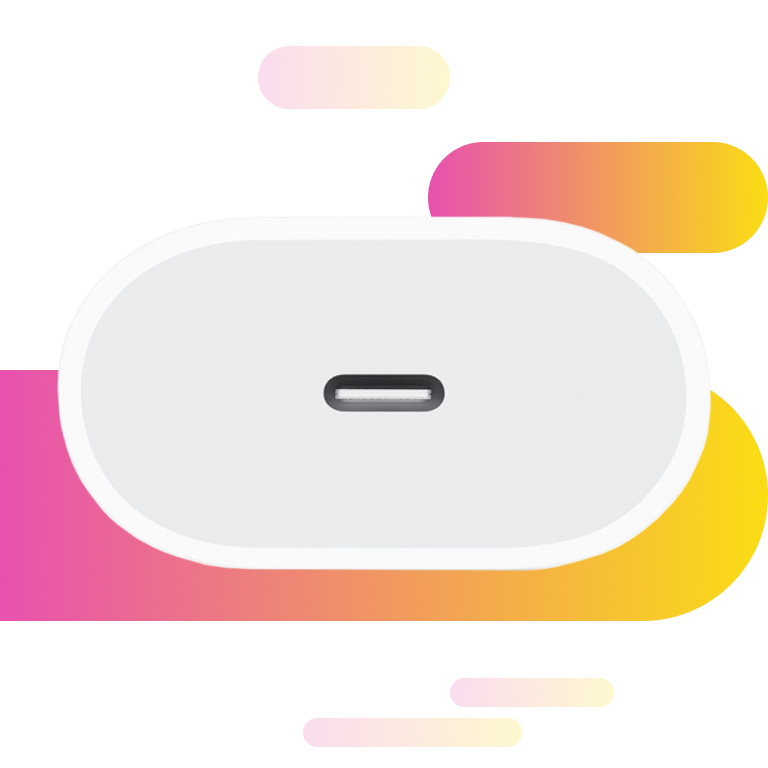 Фото 4 Apple 20W USB-C Power Adapter (MHJE3ZM/A) White