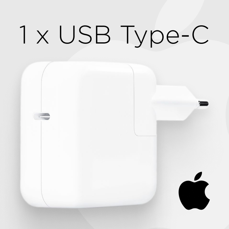 Зарядное устройство Apple 30W USB-C (MW2G3ZM/A) белый купить в
