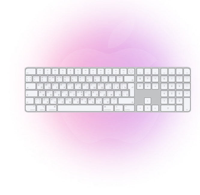 Фото 1 Клавіатура Apple Magic Keyboard TouchID+Numeric Keypad(MK2C3)