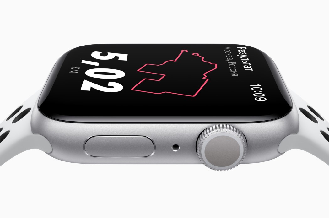 Смарт-часы Apple Watch Nike Series 5 GPS, 44mm Silver Aluminium