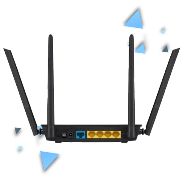 Wi-Fi Asus RT-AC750L 2,4 мГц Внешняя Fast Ethernet Сеть 220В