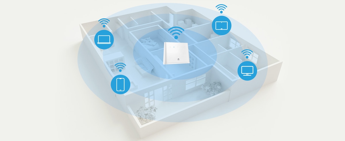 Huawei B311-221 4G до 32 подключений по WiFi Сеть 220В Беспроводной