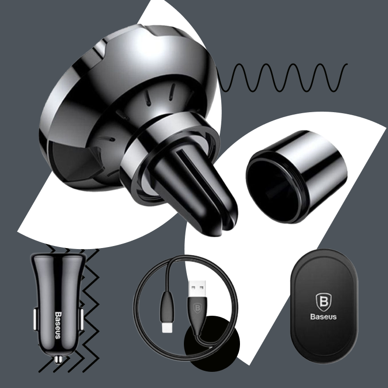 Фото 3 Baseus Big Ears Car Mount Wireless Charger