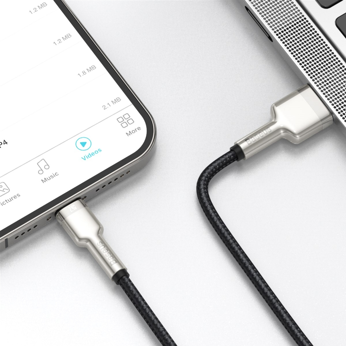 Фото 4 Baseus USB to Lightning 2.4A 1m