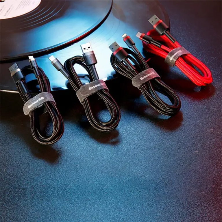 Фото Baseus Cafule USB-Lightning 2m Grey-Black
