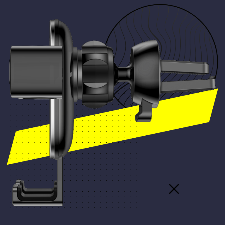 Фото 4 Baseus Cube Gravity Vehicle-mounted Air type