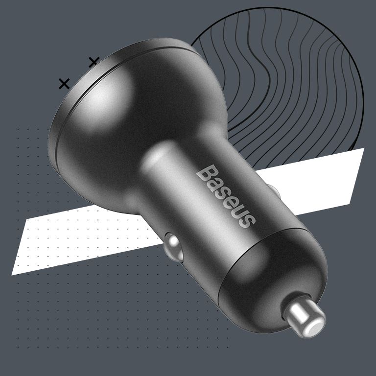 Фото 4 Baseus Display Dual Car Charger