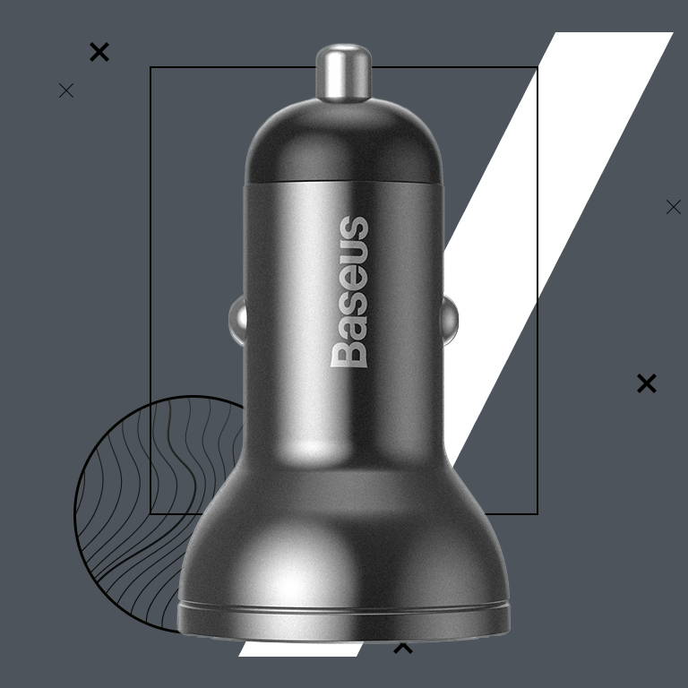 Фото 6 Baseus Display Dual Car Charger