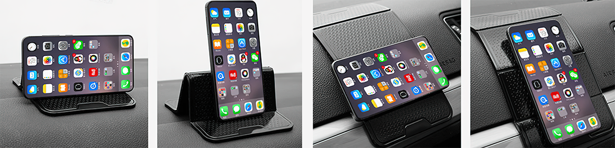 Фото 3 Baseus Folding Bracket Antiskid Pad Transparent