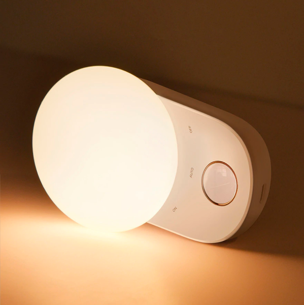 Фото 3 Baseus Full Moon Induction Night Light White