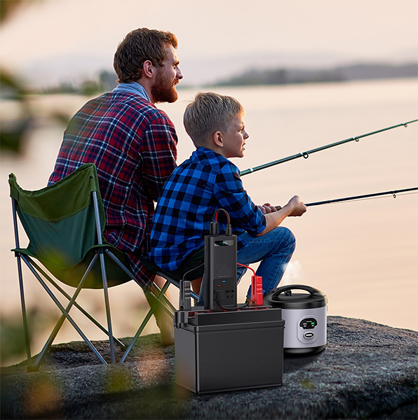 V-220 V 500 W Baseus In-car Inverter QC USB-A PD Type-C CGNB000101 чистий синусоїда