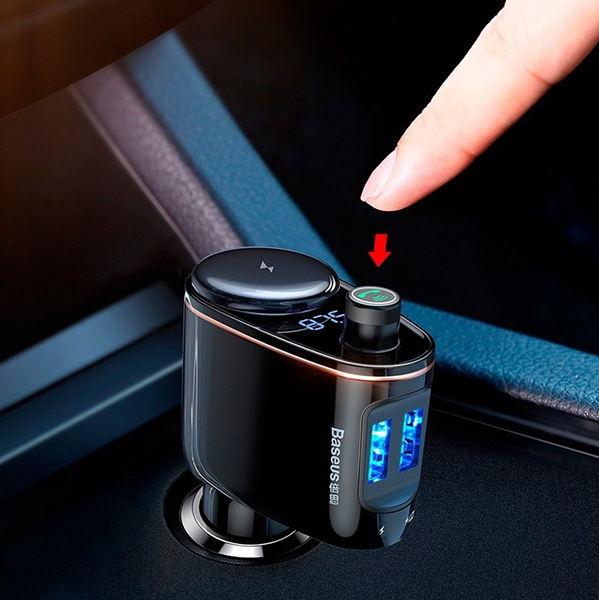 Фото 5 Baseus Locomotive Bluetooth MP3 Black (CCALL-RH01)