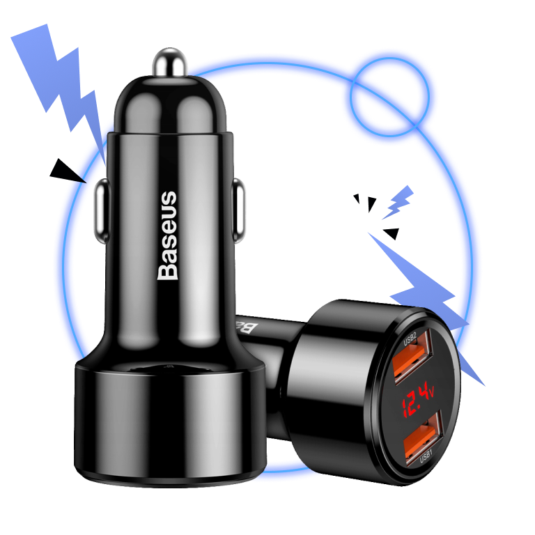 Фото 3 Baseus Magic Series Dual Digital Display QC 45W
