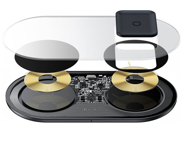 Фото 4 Baseus Simple 2in1 Wireless Charger 18W