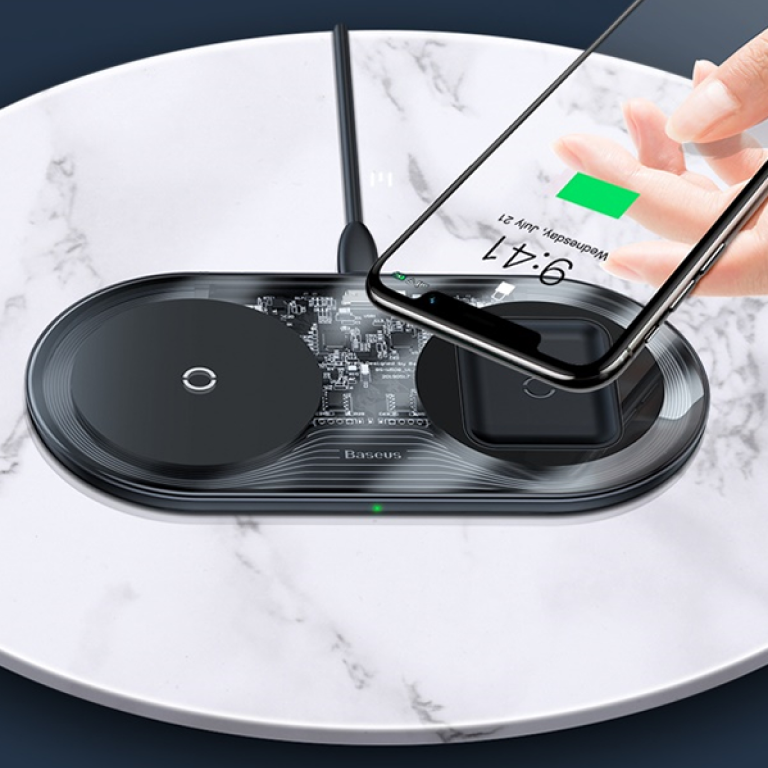 Фото 6 Baseus Simple 2in1 Wireless Charger 18W