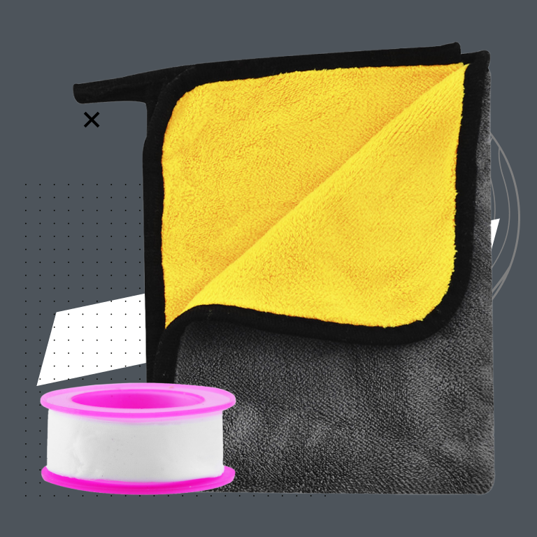 Фото 4 Набір для миття авто Baseus Simple Life Car Wash Suit Black (TZCRXC-01)