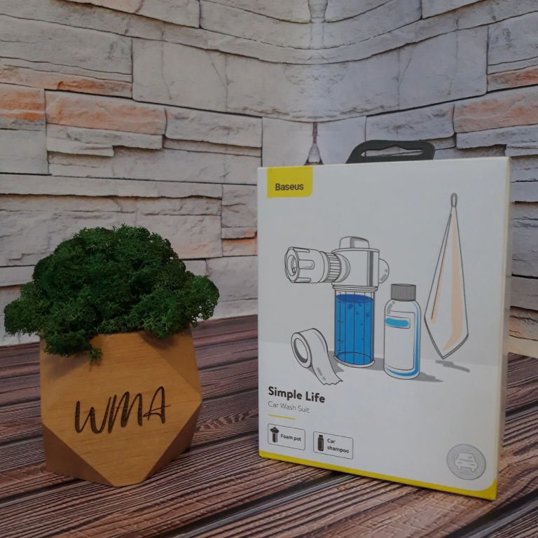 Фото 6 Набір для миття авто Baseus Simple Life Car Wash Suit Black (TZCRXC-01)