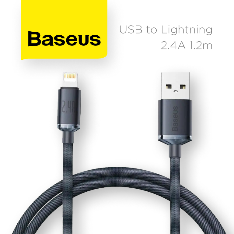 Фото 1 Baseus USB to Lightning 2.4A 1.2m