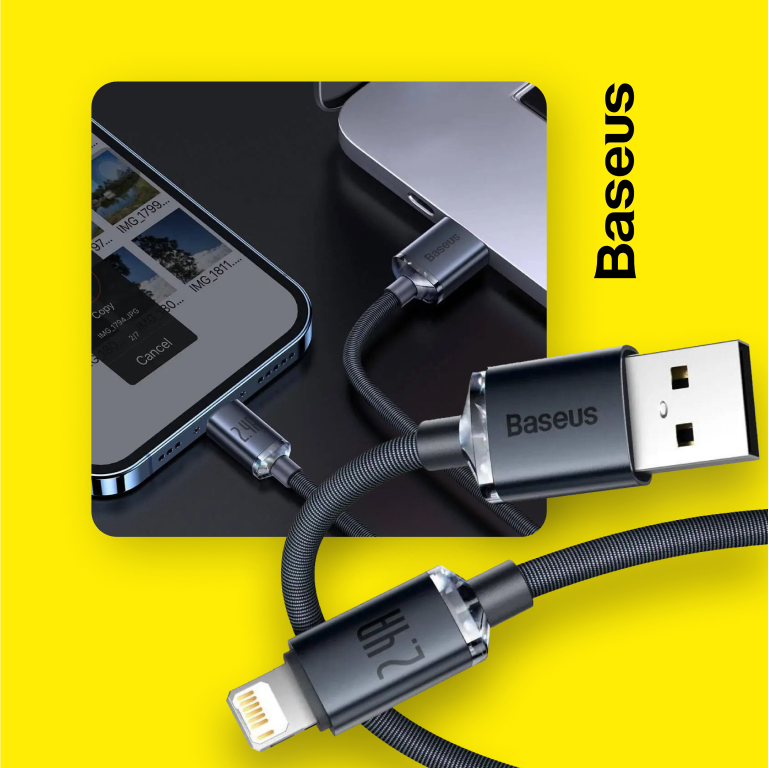 Фото 3 Baseus USB to Lightning 2.4A 1.2m