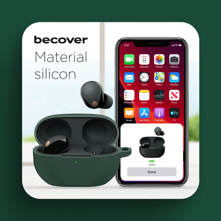 Фото 3 Чохол Silicon BeCover Sony WF 1000XM5