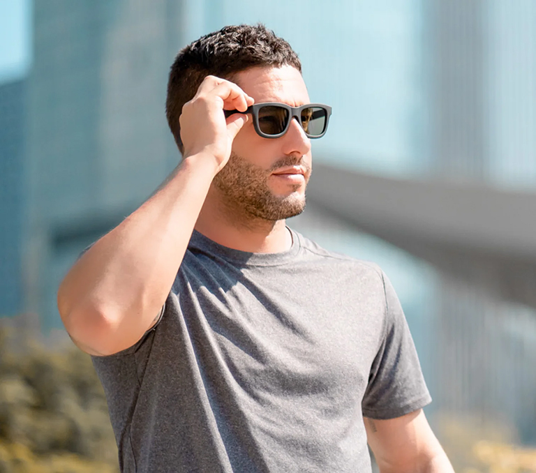 Фото Chamelo Dusk Classic Wayfarer Matte Black LIDCBASMB