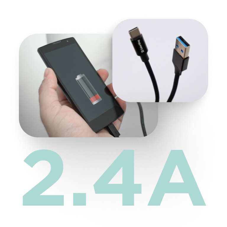 Colorway USB to Type-C 2m 2.4A Black