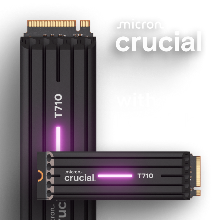 SSD-накопитель Crucial T710 2TB PCIe Gen5 NVMe M.2 with heatsink