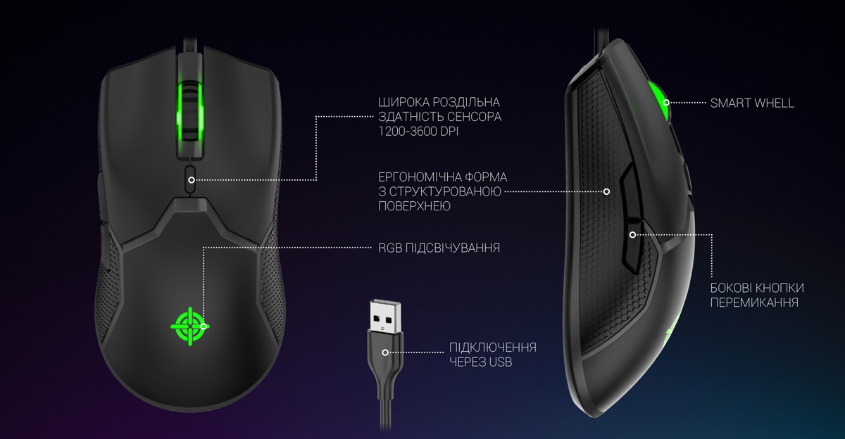 Фото 2 GamePro USB Black GM229