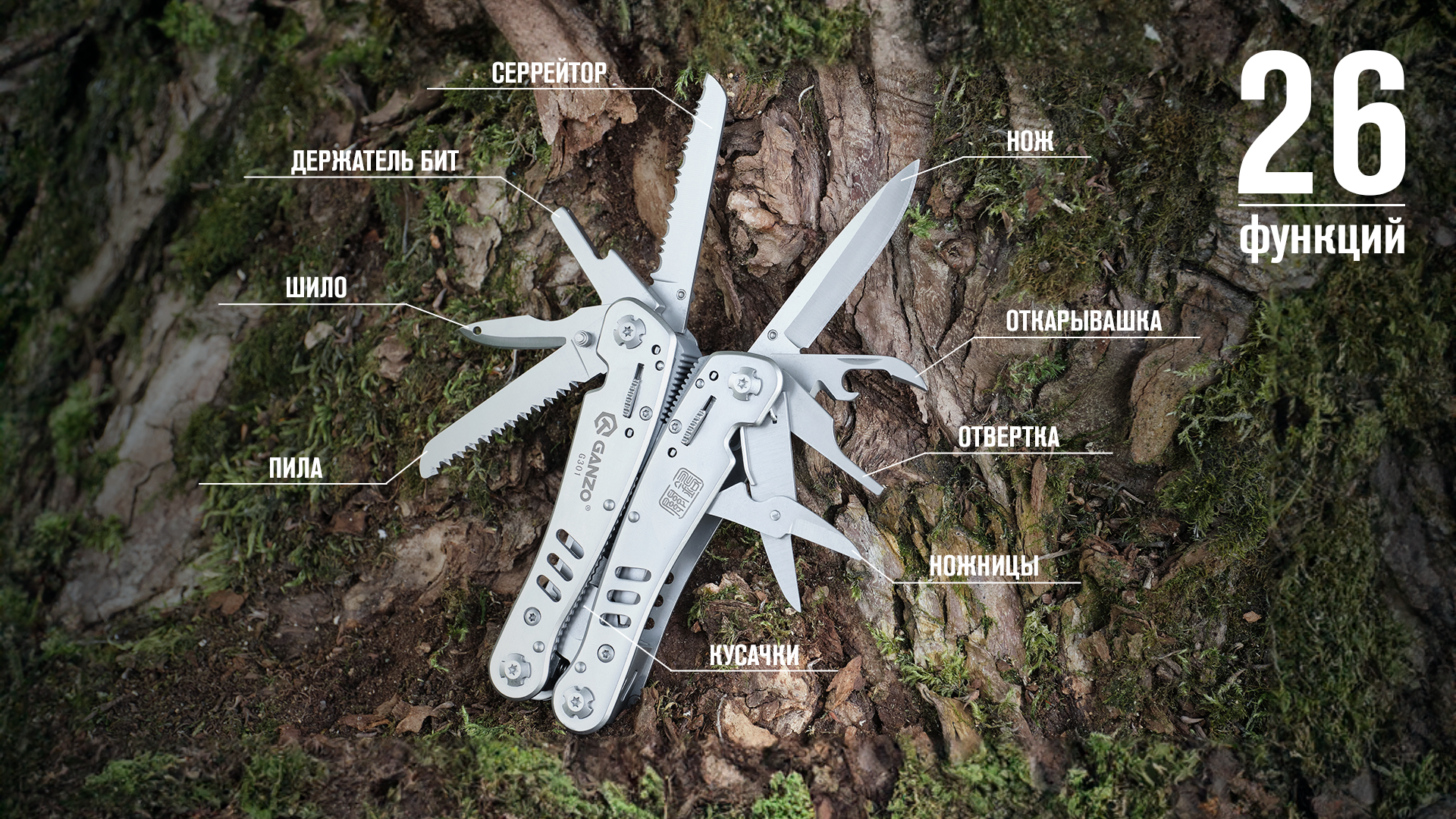 Фото Multi Tool Ganzo G301