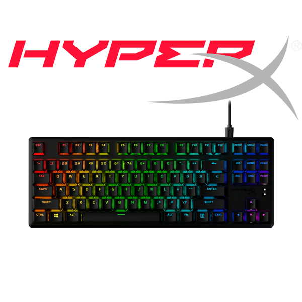 Клавиатура игровая HyperX Alloy Origins Core PBT Aqua USB RGB ENG