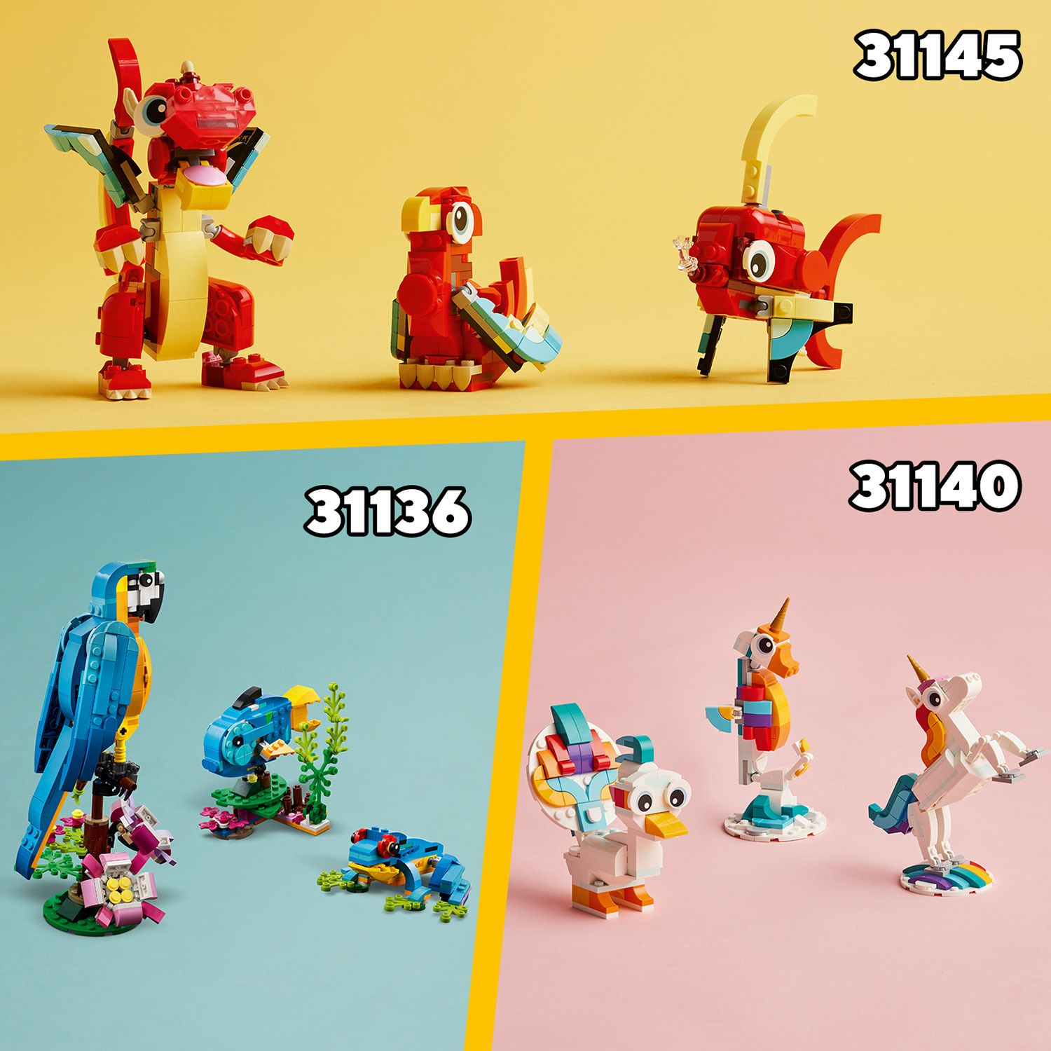 Откройте для себя другие наборы LEGO® Creator 3в1