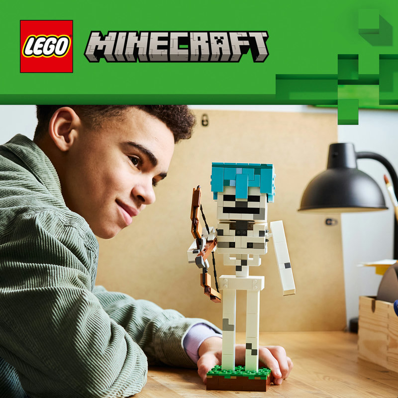 Подвижная фигурка скелета из Minecraft®
