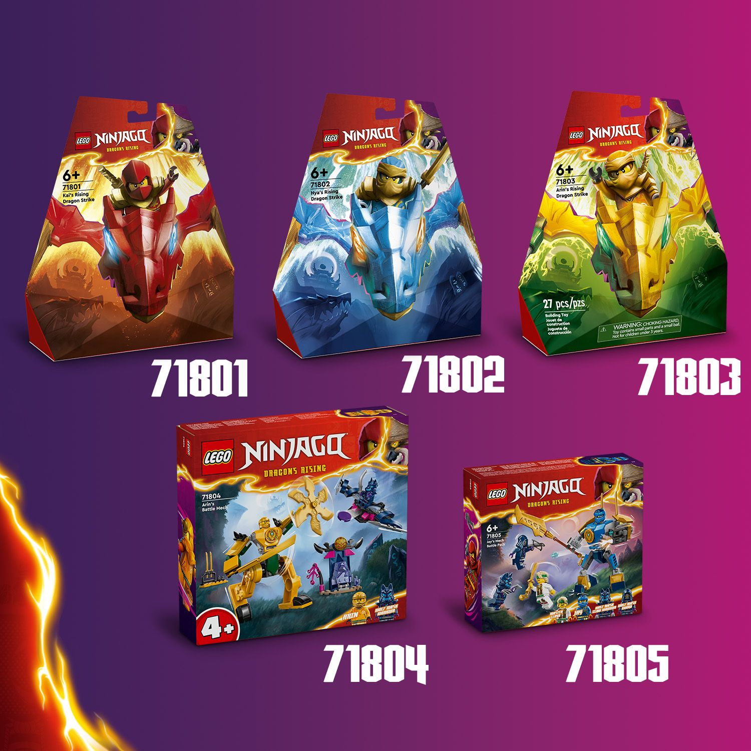 Больше наборов LEGO® NINJAGO® для коллекционирования