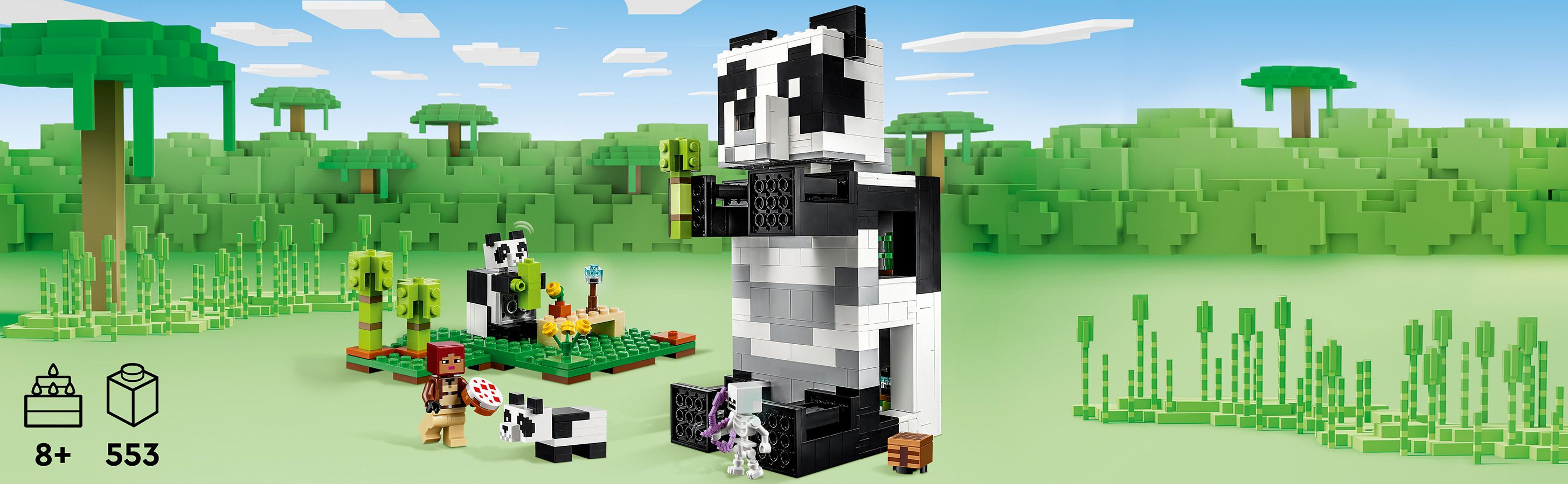 LEGO® Minecraft® Помешкання панди

