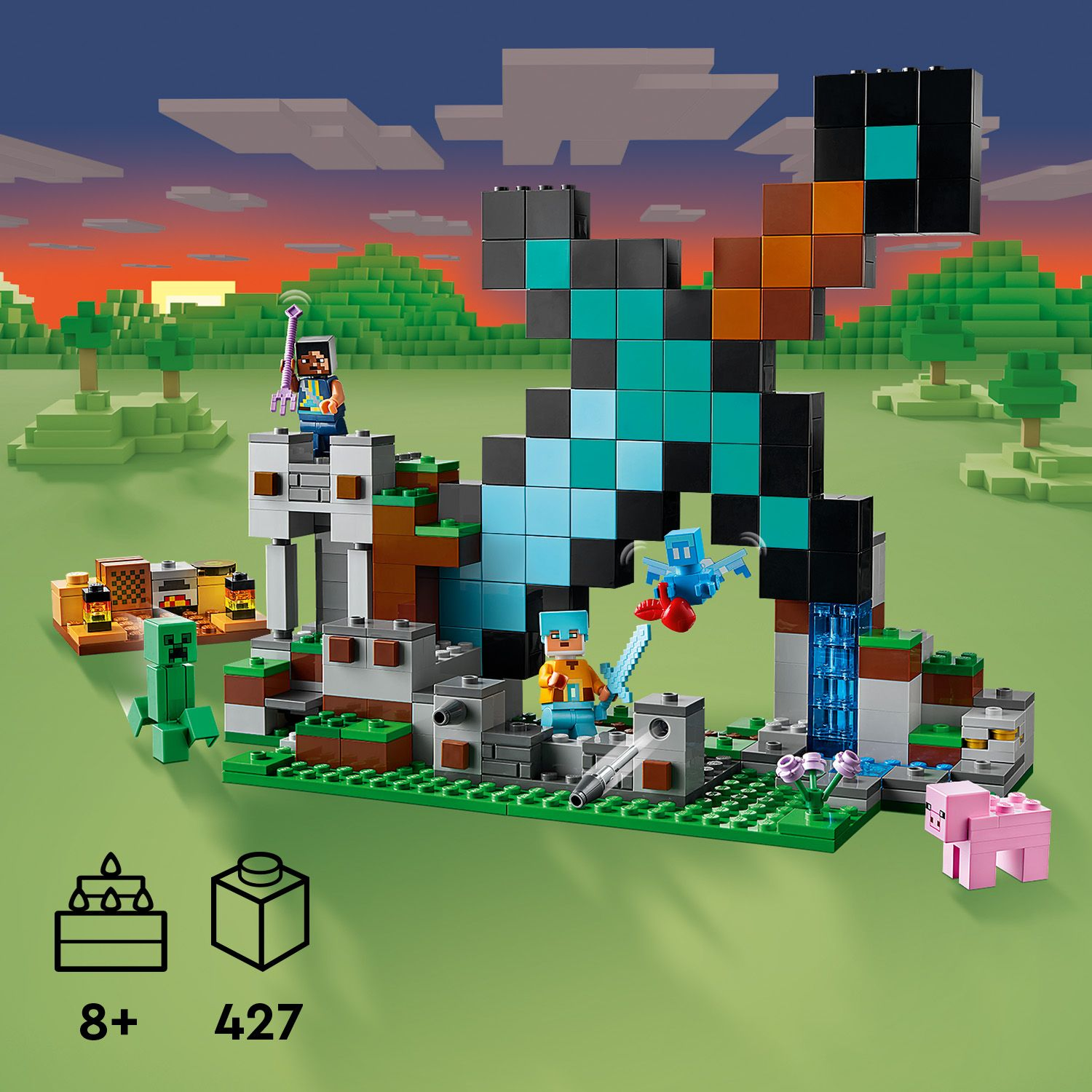 LEGO® Minecraft® Форпост із мечем

