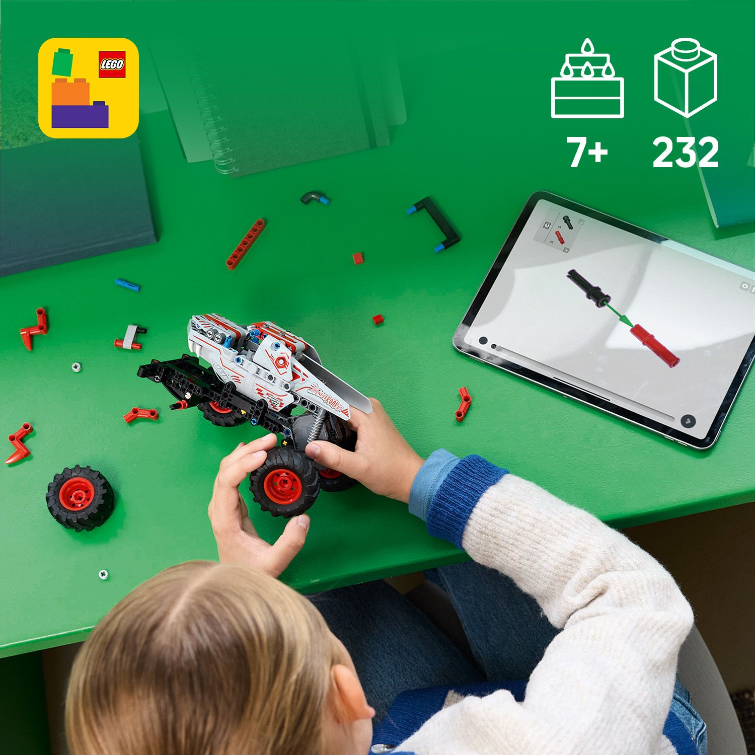 LEGO® Technic Monster Jam™ ThunderROARus™ с инерционным двигателем


