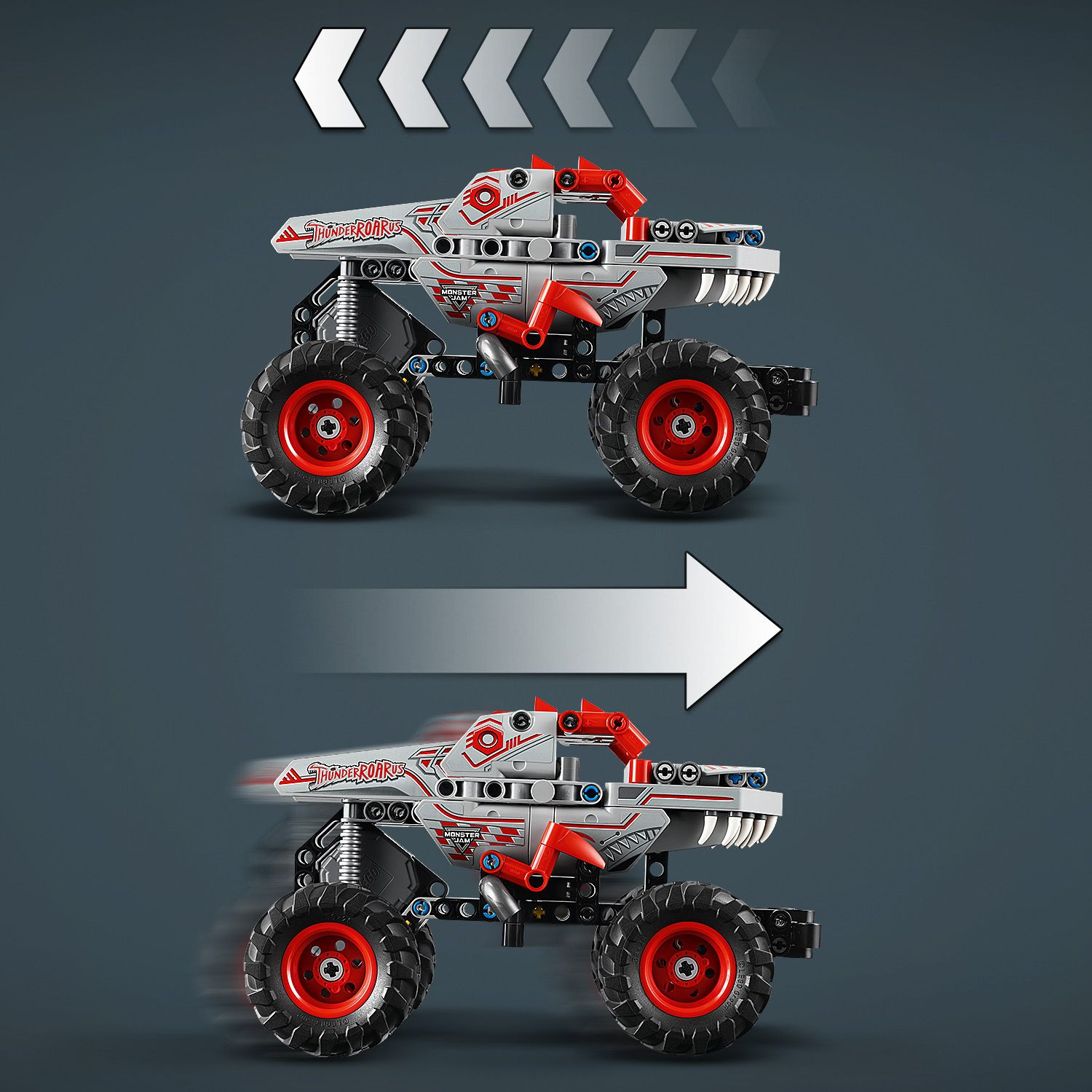 LEGO® Technic Monster Jam™ ThunderROARus™ с инерционным двигателем
