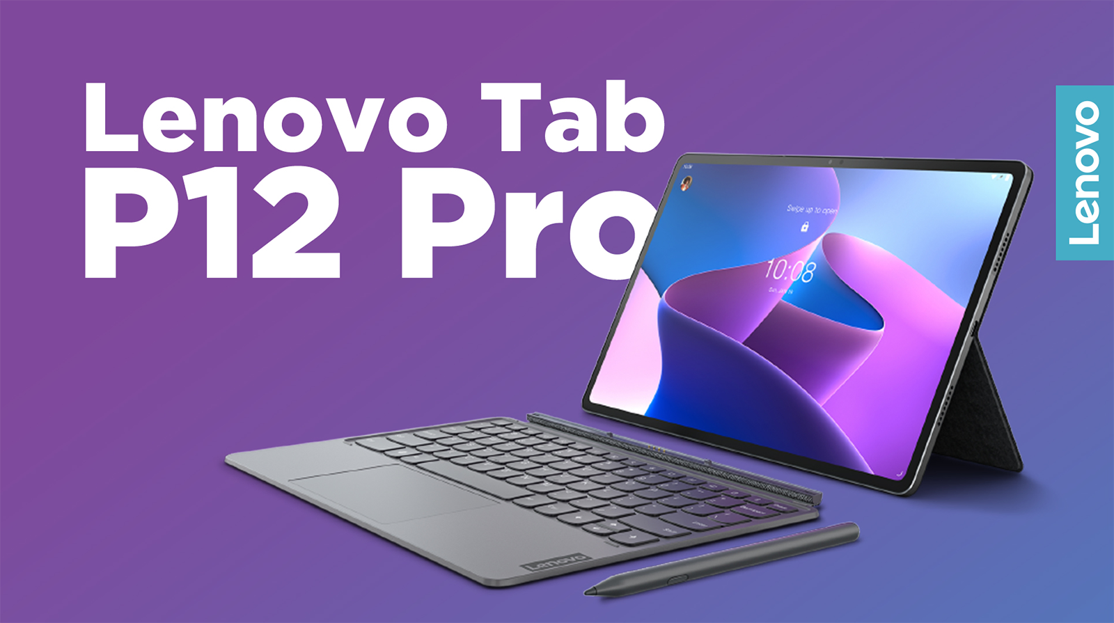 Планшет Lenovo Tab P12 Pro 8/256 WiFi Storm Grey + Pen (ZA9D0020UA