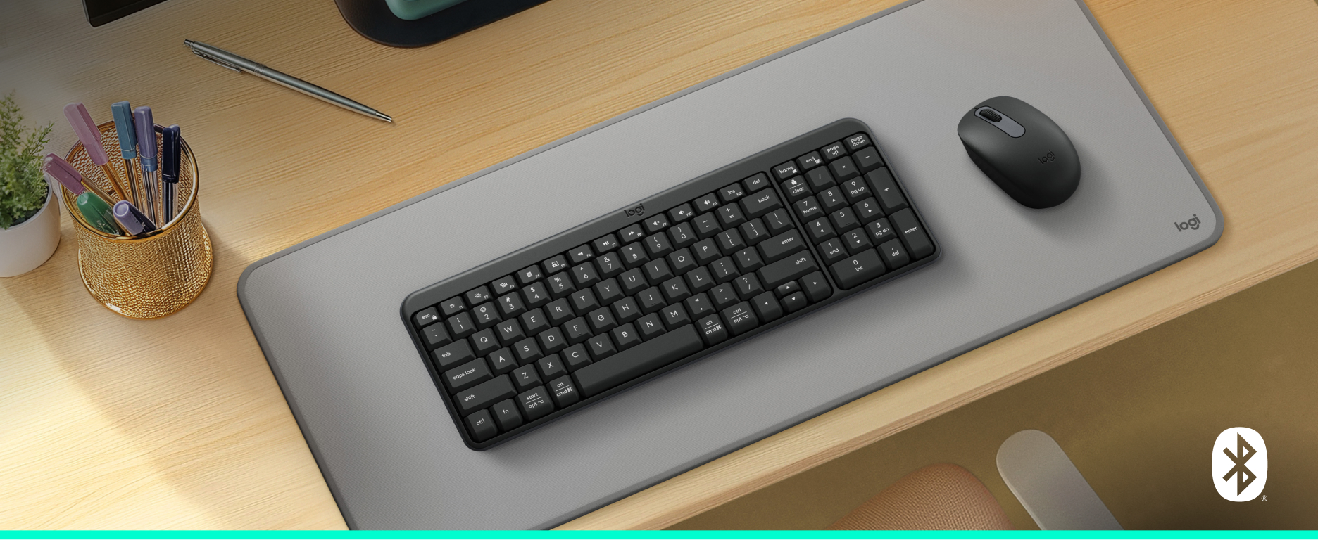 Фото Logitech K250 Wireless Keyboard Graphite