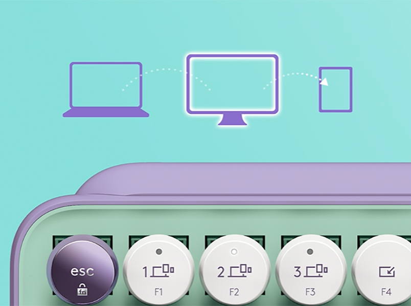 Клавіатура Logitech POP Keys Wireless Mechanical Keyboard Emoji