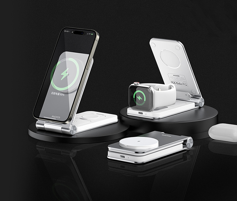 Фото 1 MAXCO 3in1 Folding Wireless Charger