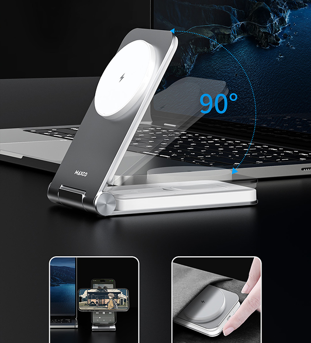 Фото 2 MAXCO 3in1 Folding Wireless Charger