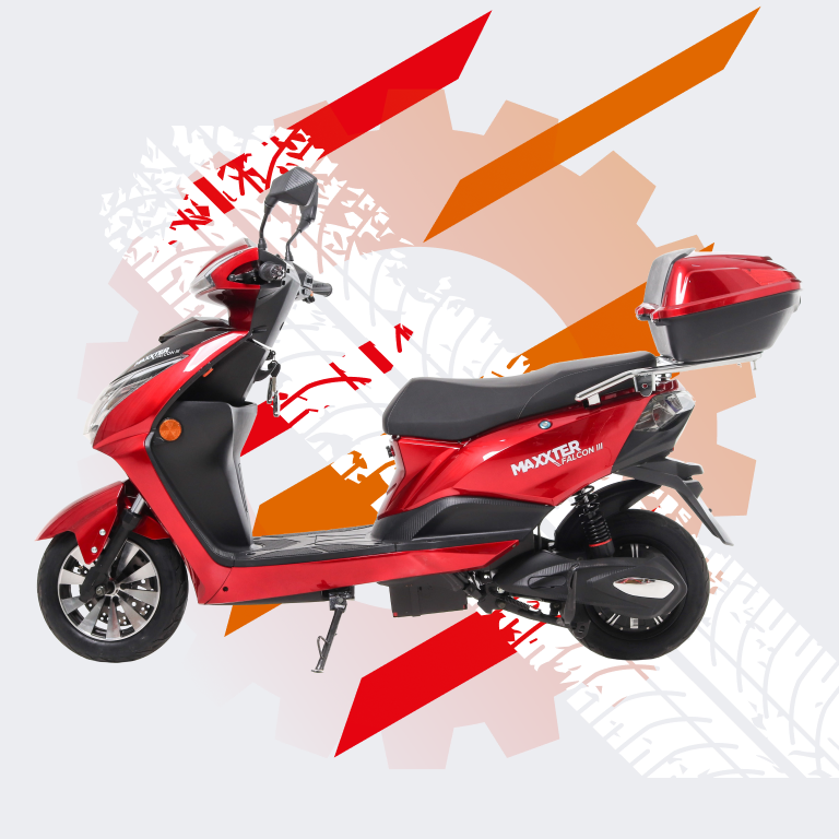 Фото 1 Электроскутеры Maxxter FALCON III Red