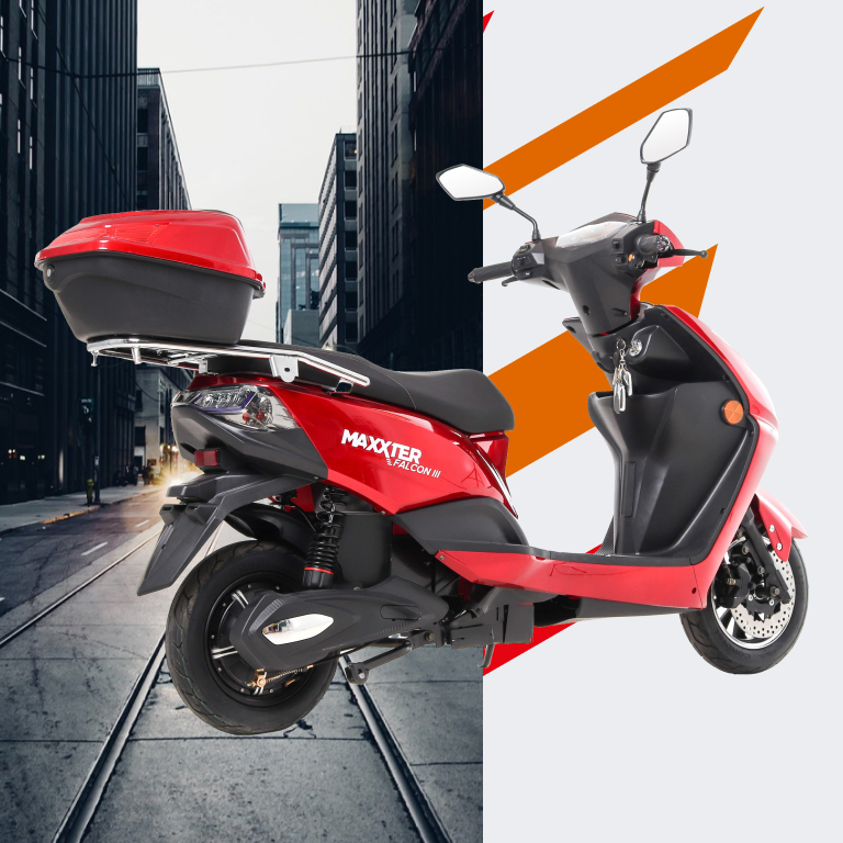 Фото 2 Электроскутеры Maxxter FALCON III Red
