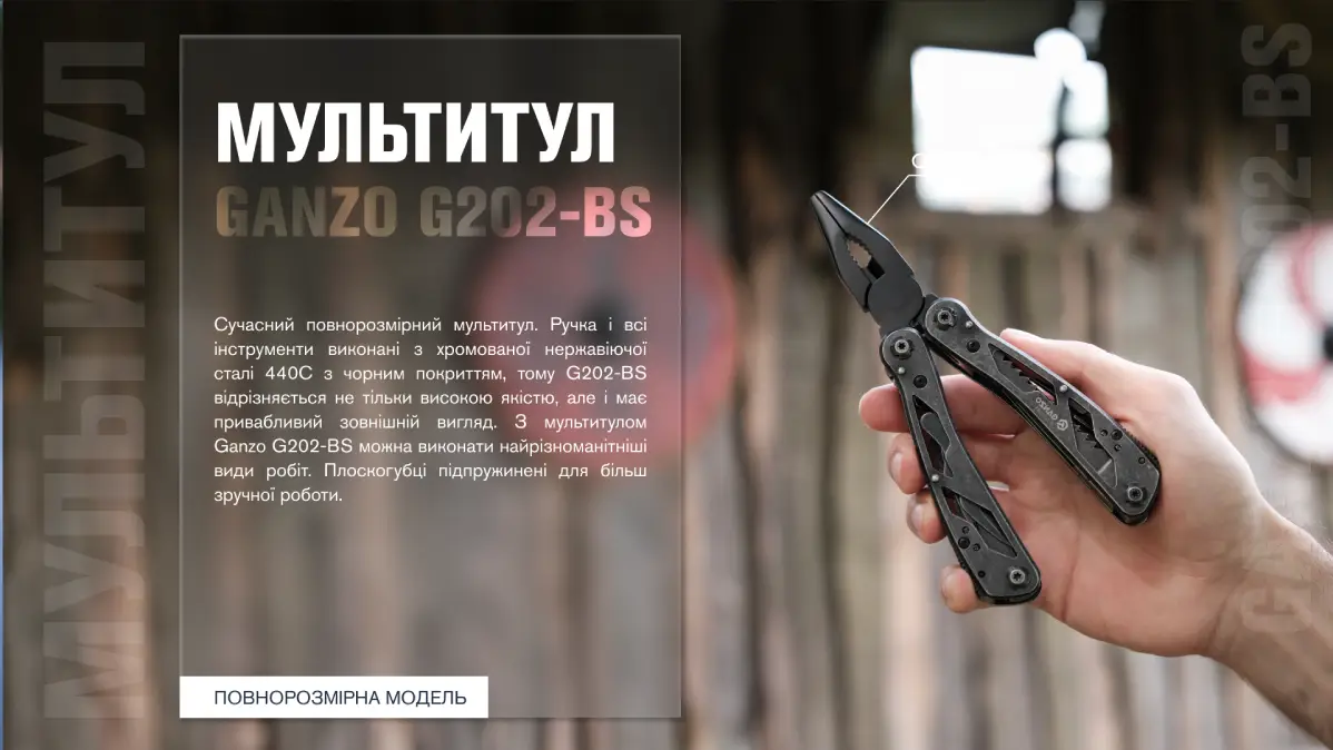 Фото 1 Multi_Tool_Ganzo_G202_BS