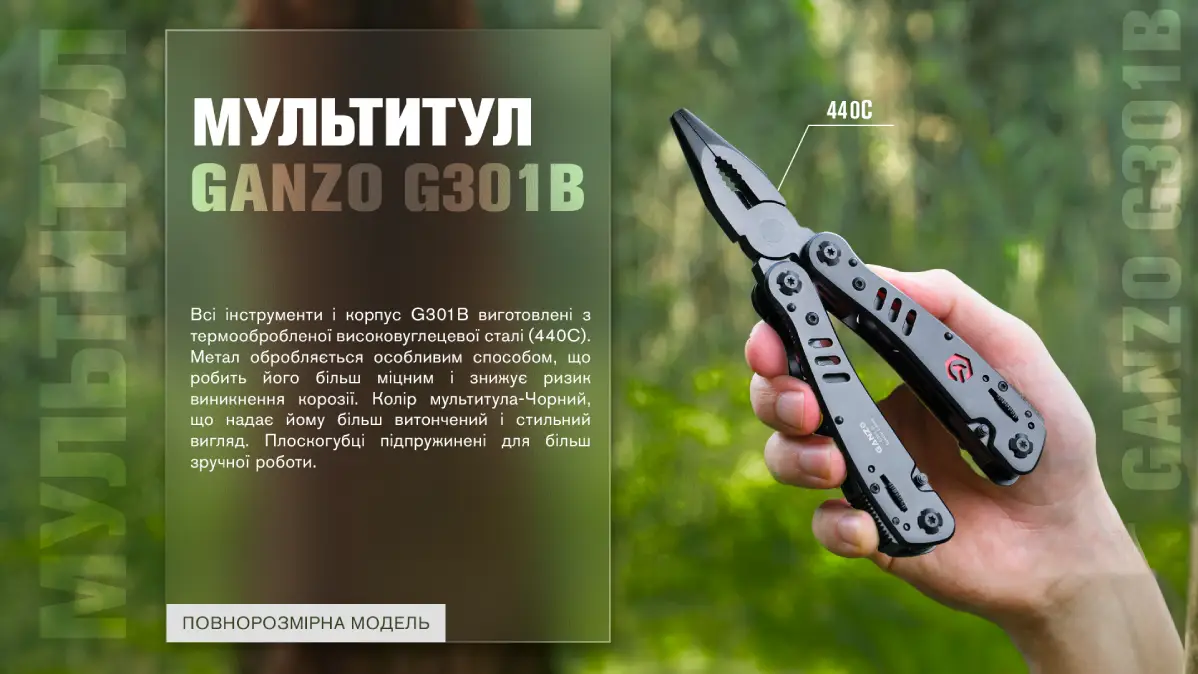 Фото 1 Multi_Tool_Ganzo_G301_B